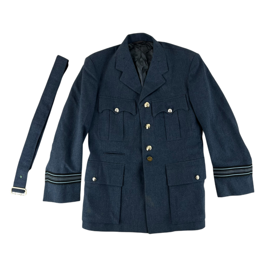 British Royal Air Force 70s No. 1 Dress Jacket w/ Belt - Medium