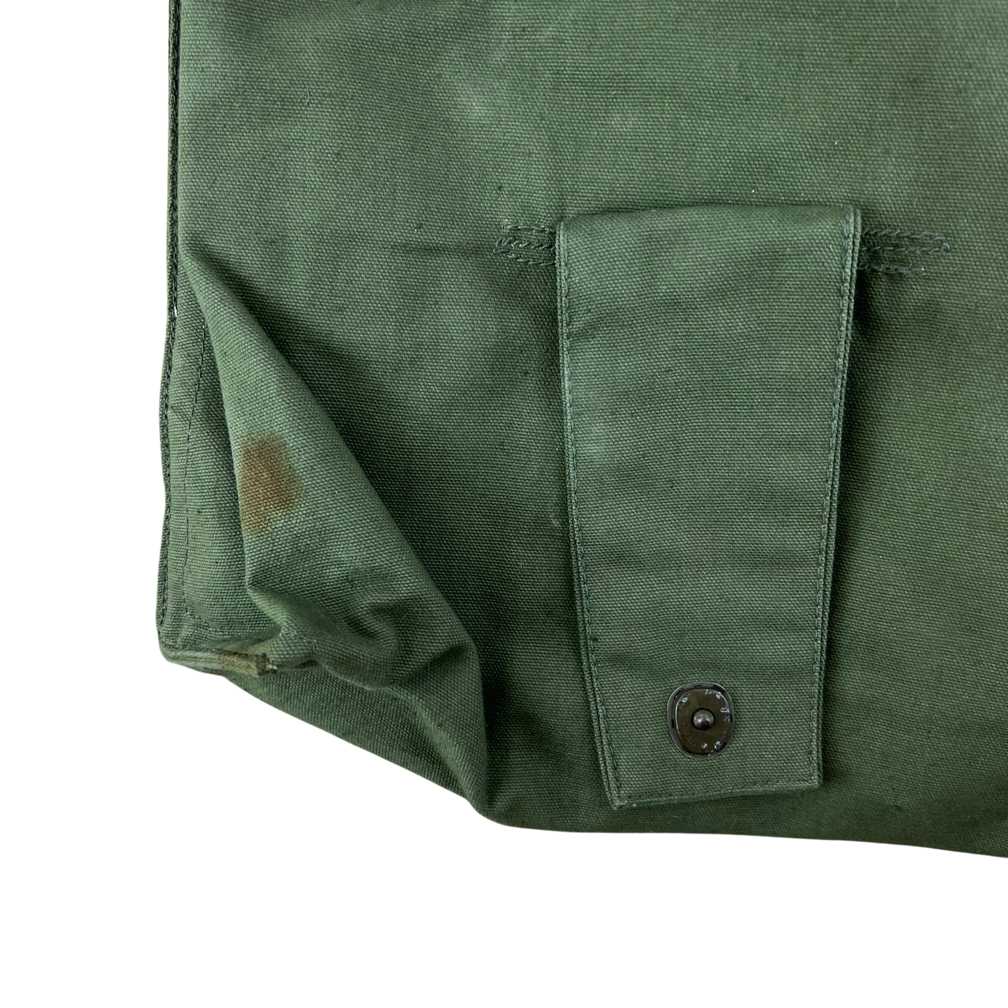 Swedish Army M51 Bag Gas Mask Haversack Olive Green Canvas