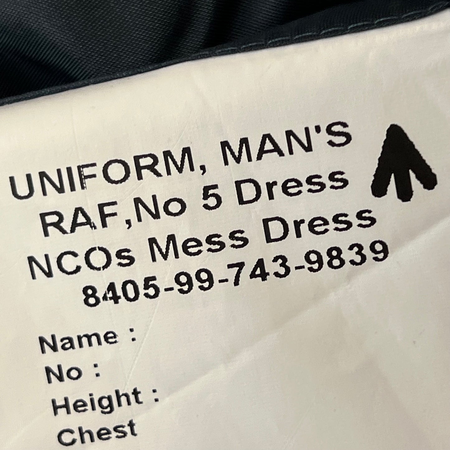 British RAF No. 5 NCO Mess Dress Jacket - Medium 96R