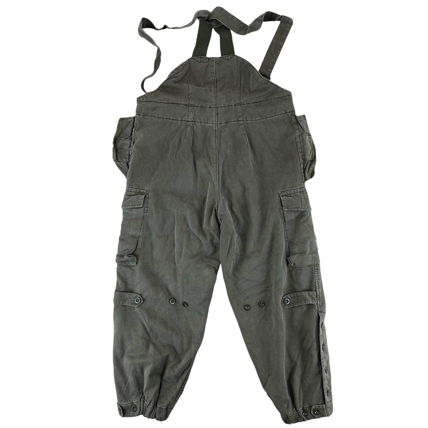 Austrian Army Thermal Insulated Olive Drab Bib Overalls - W35 L25