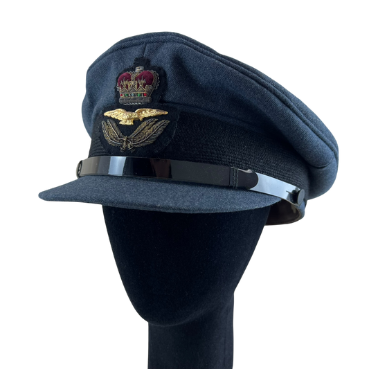 British RAF Officer's Peaked Dress Cap - Large