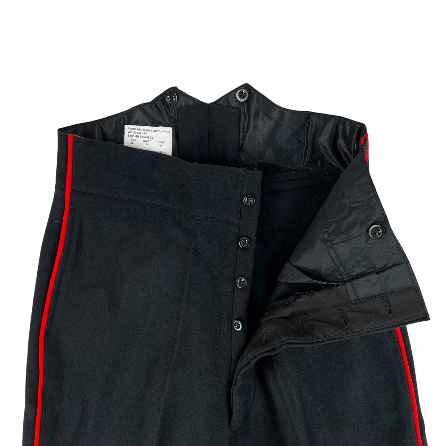 British Army No 1 Dress Footguards WO Musician's R&F Trousers - W34 L33.5