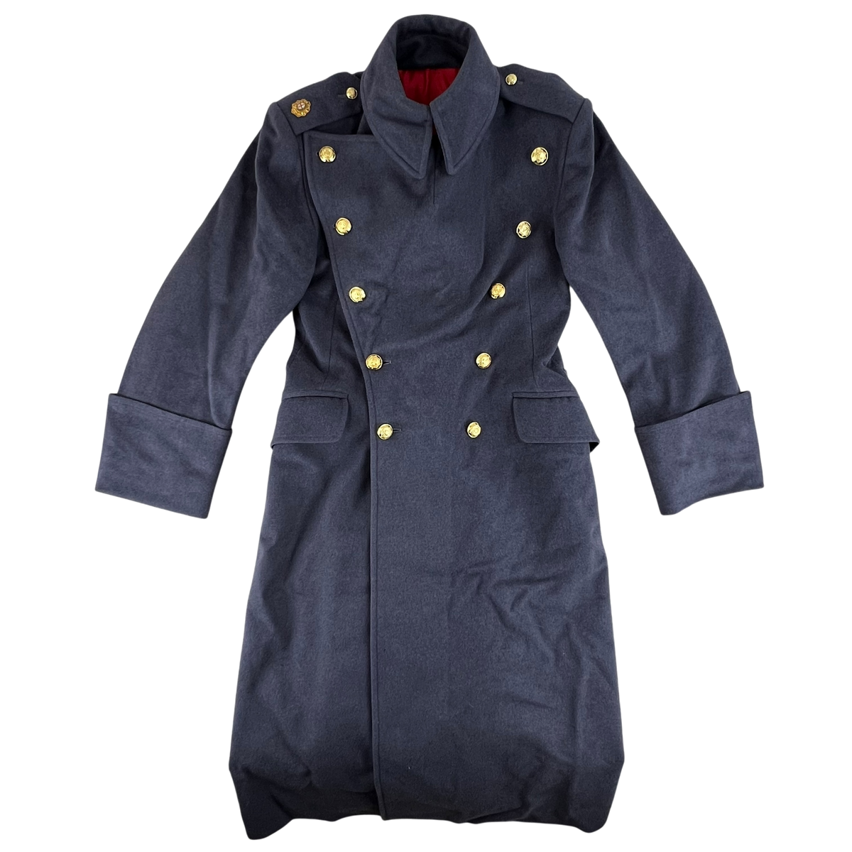 British Army Officer's Double Breasted Wool Greatcoat - Coldstream Guards - Medium