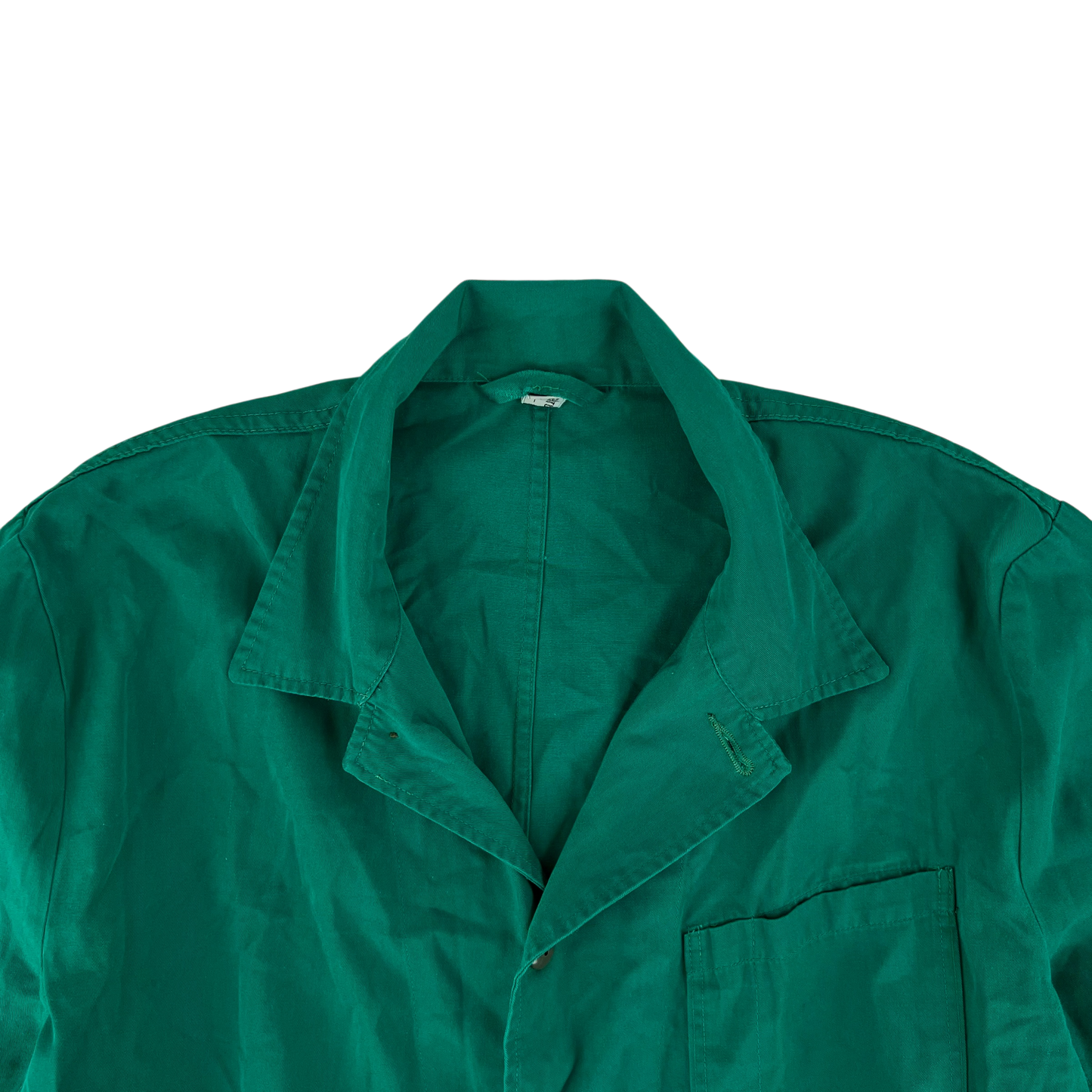 Austrian Army Green Blue Chore Coat - Large