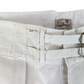 British Merchant Navy 50s Tropical White Shorts - W42