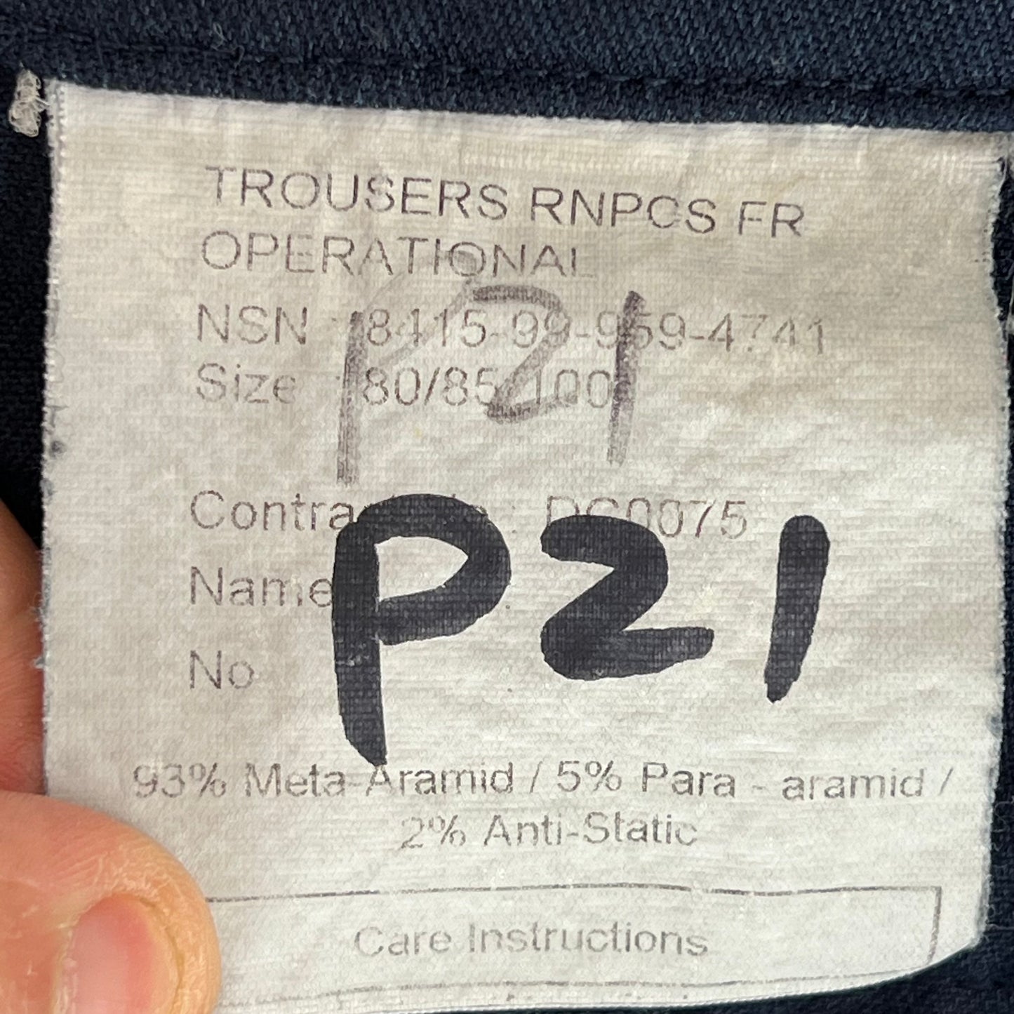 British Royal Navy FR Combat Trousers - W34 L30.5
