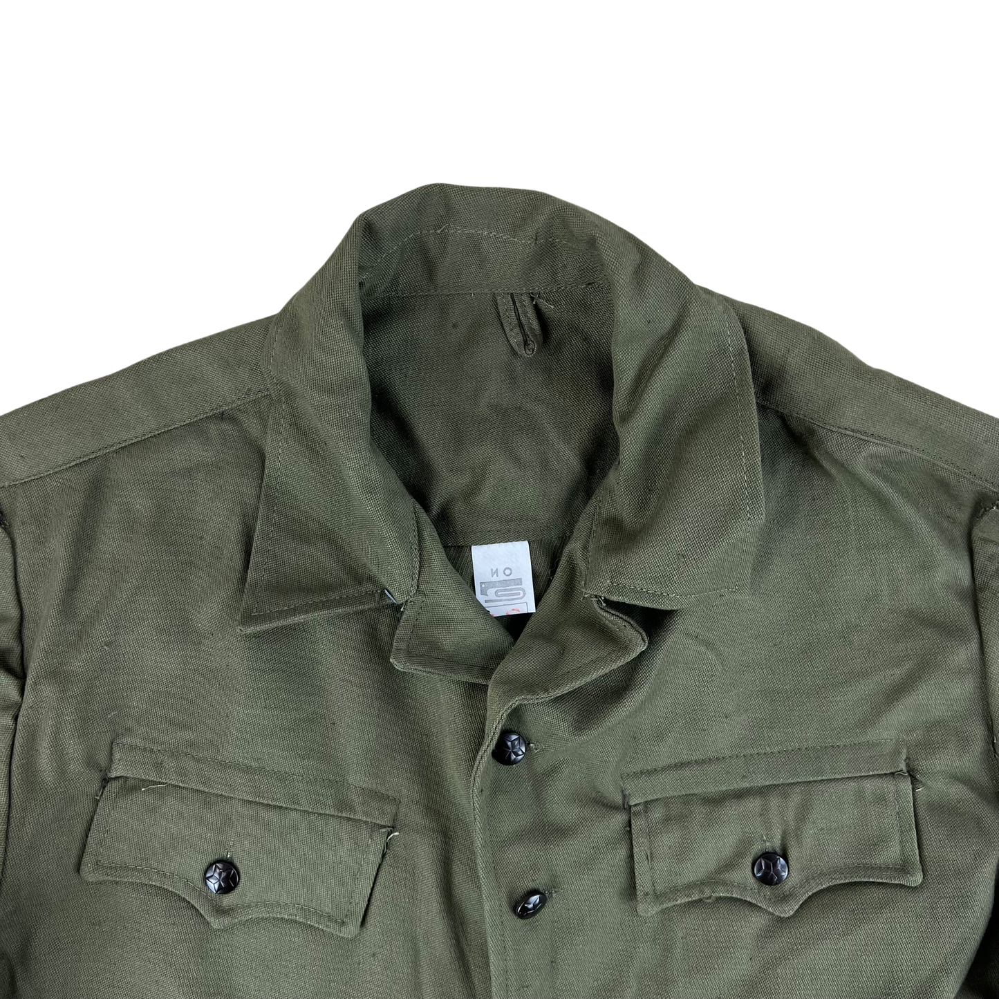 Bulgarian People's Army Olive Green Cossack Shirt - Large