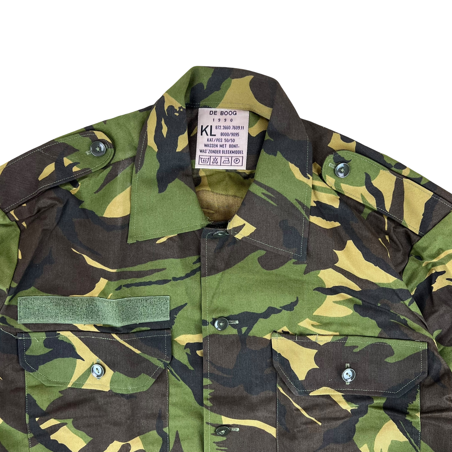 Dutch Army Field Shirt DPM Woodland Camouflage Long Sleeve - Medium