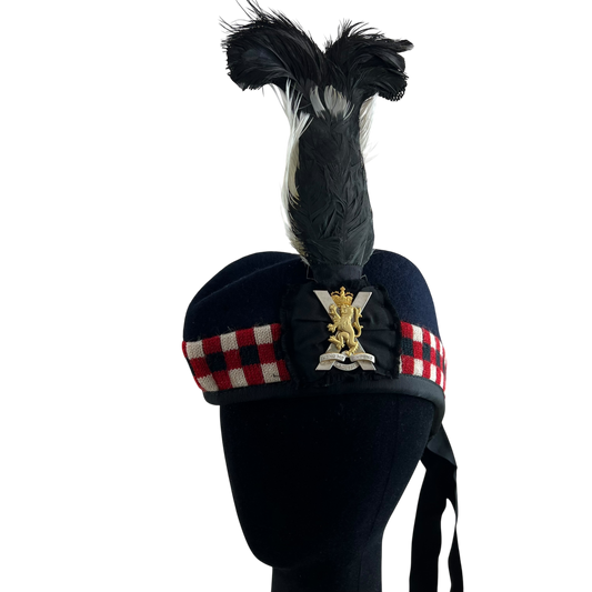 British Army Glengarry w/ Badge & Plume - Royal Regiment of Scotland - Small 56cm