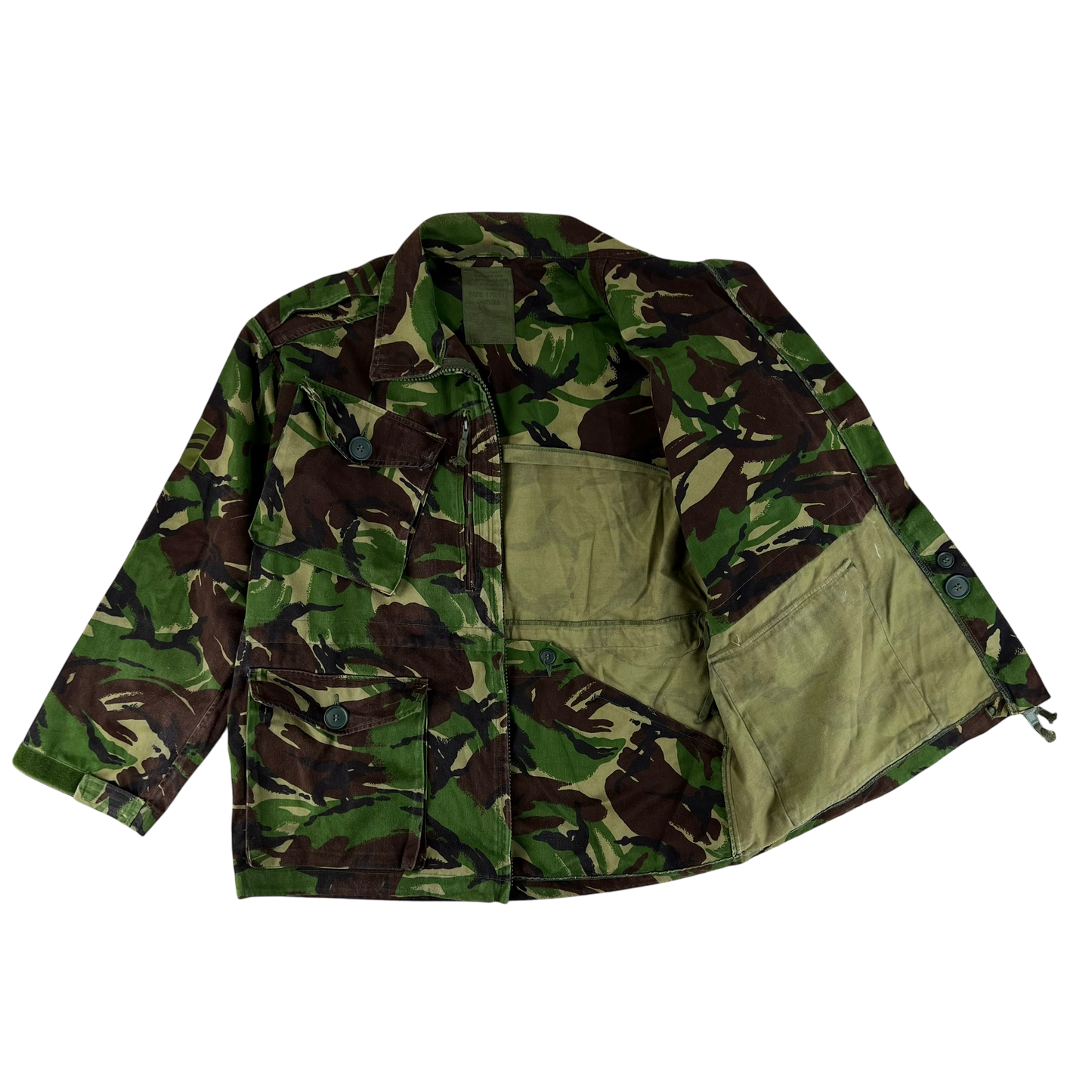 British Army 84 Pattern Woodland DPM Camo Combat Smock - Large 170/112