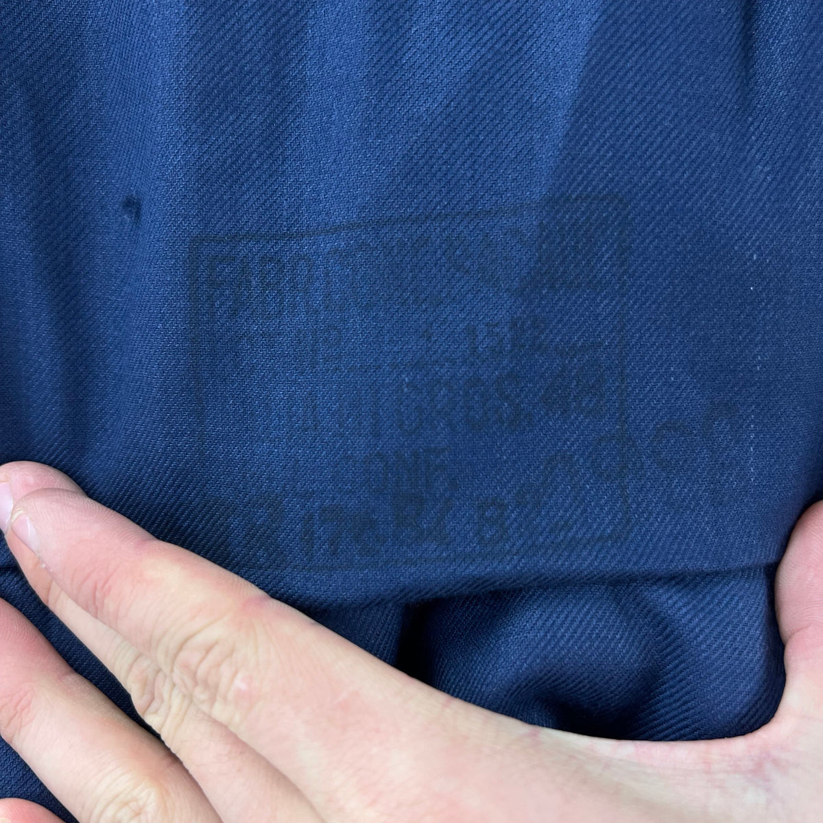Romanian People's Navy 80s Blue Wool Greatcoat - Medium