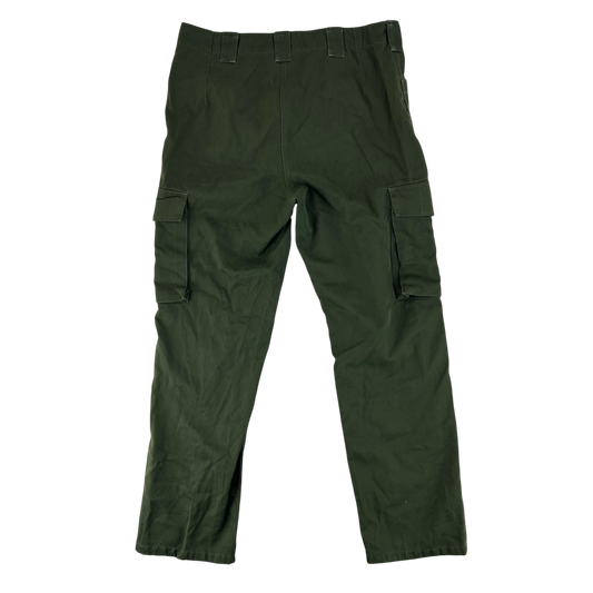 Austrian Army Olive Green Fatigue Trousers - W35 L31