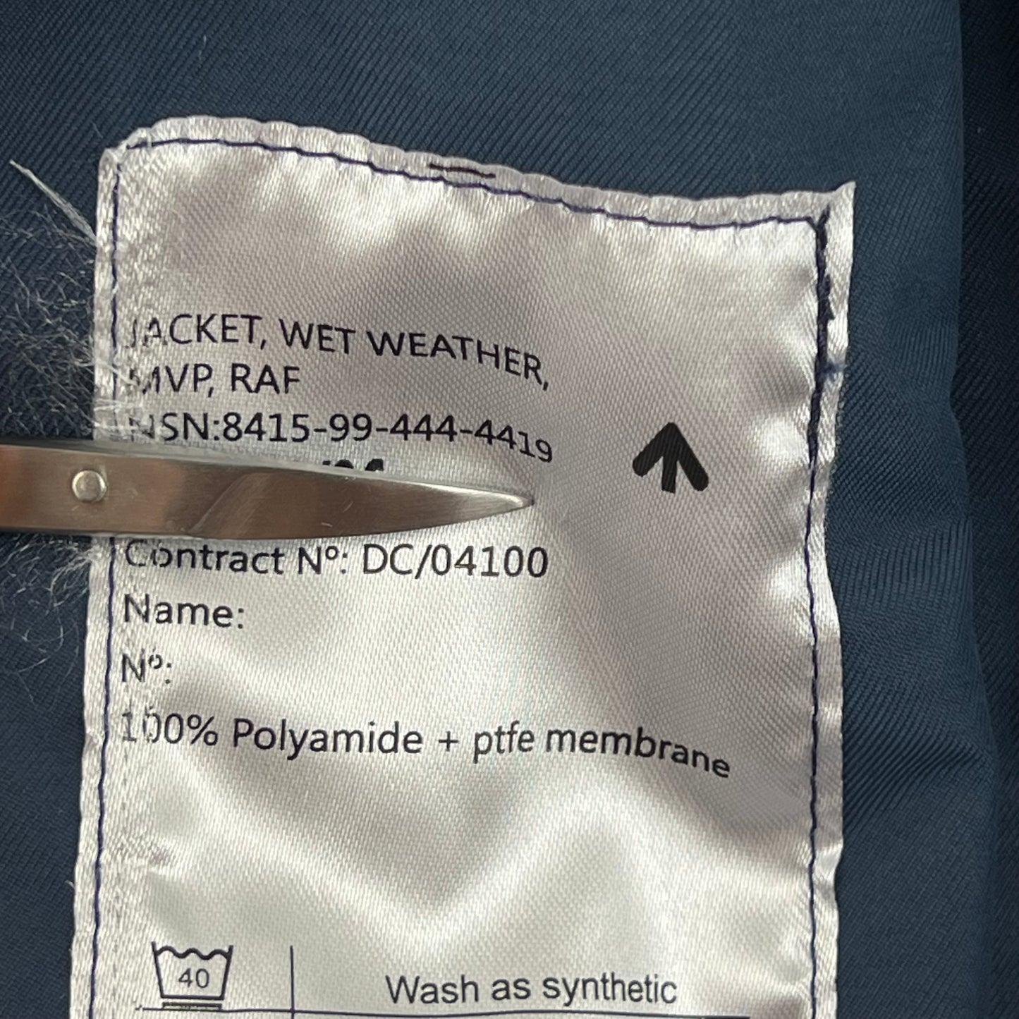 British RAF MVP Wet Weather Jacket