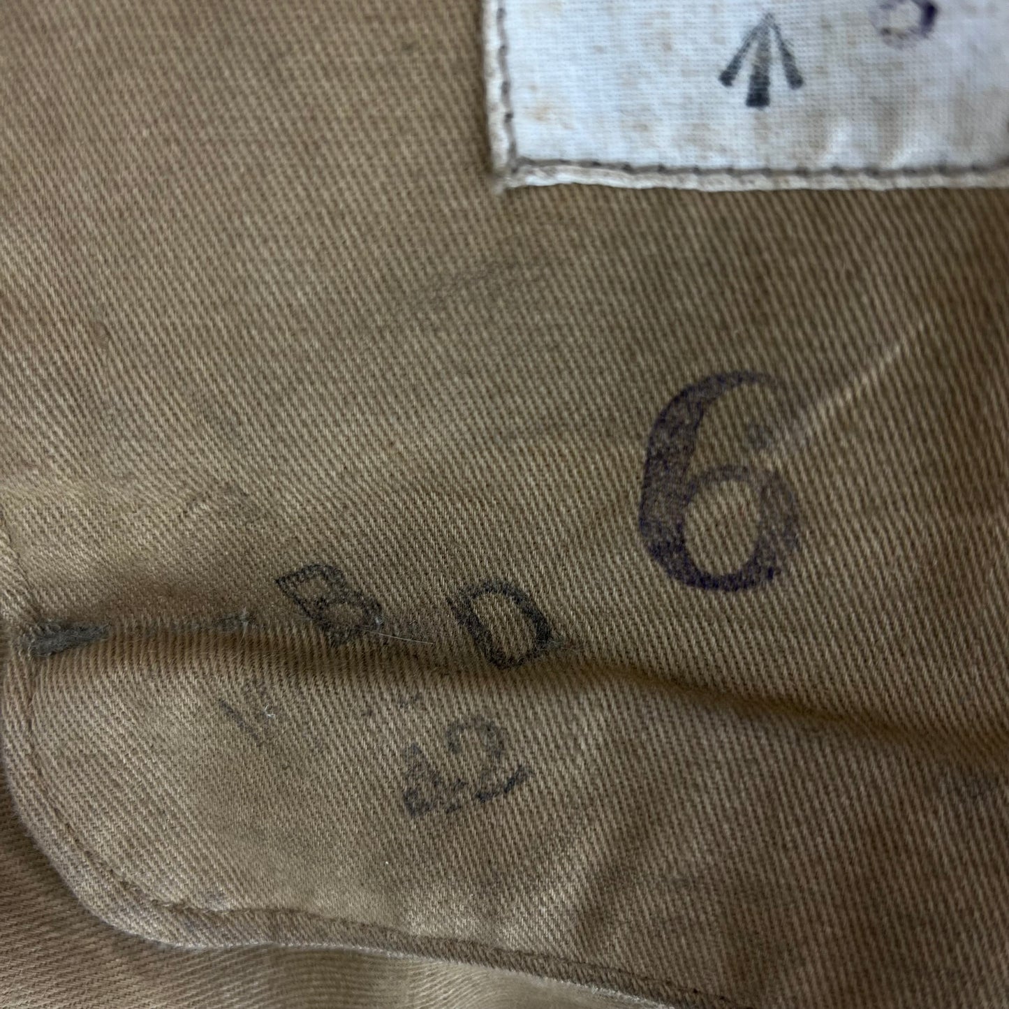 British Army 50s Khaki Ike 1949 Pattern Battle Dress Jacket - RASC - Medium SIZE 6