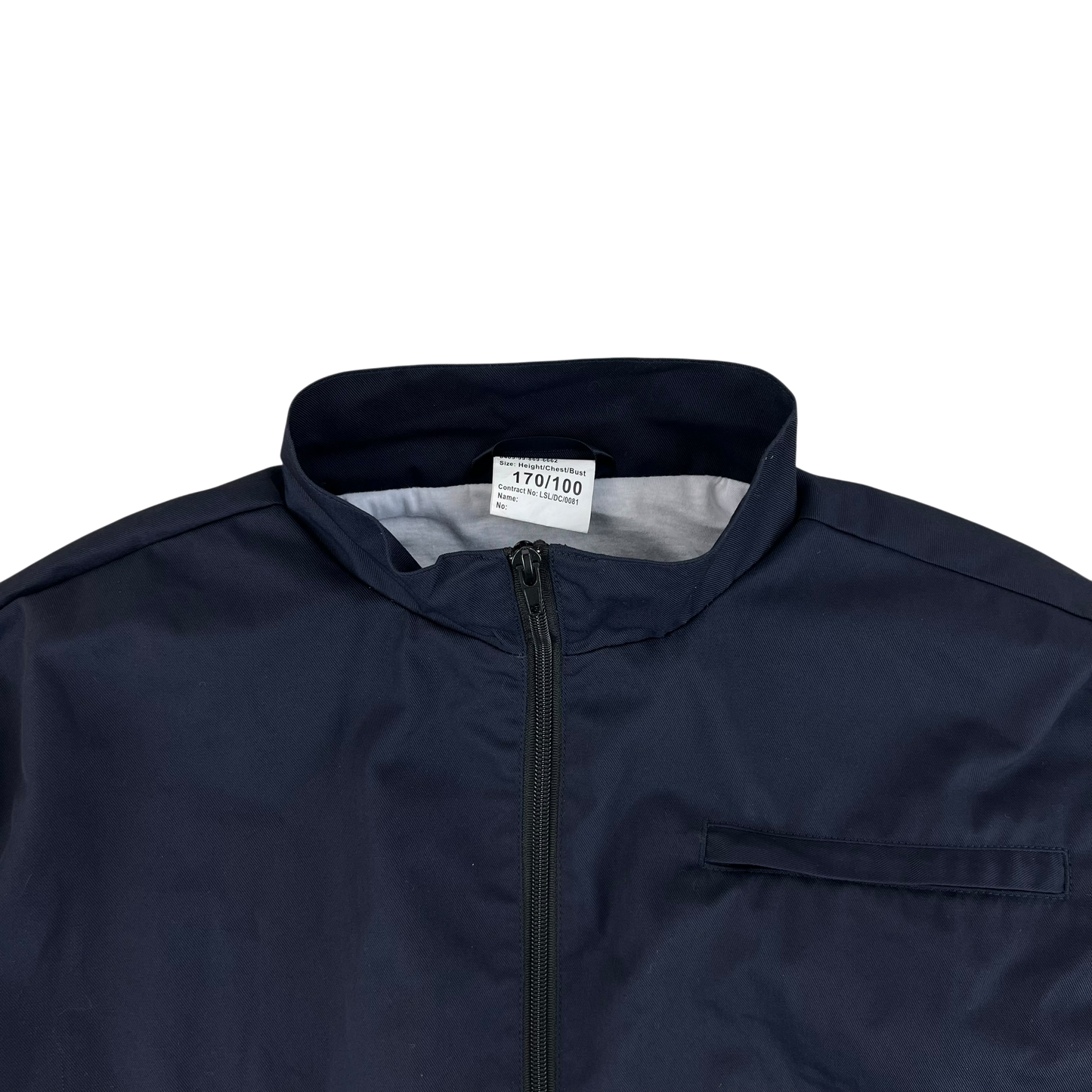 British Army / Tri-Services Navy Blue PTI Tracksuit Top Jacket - Medium 170/100