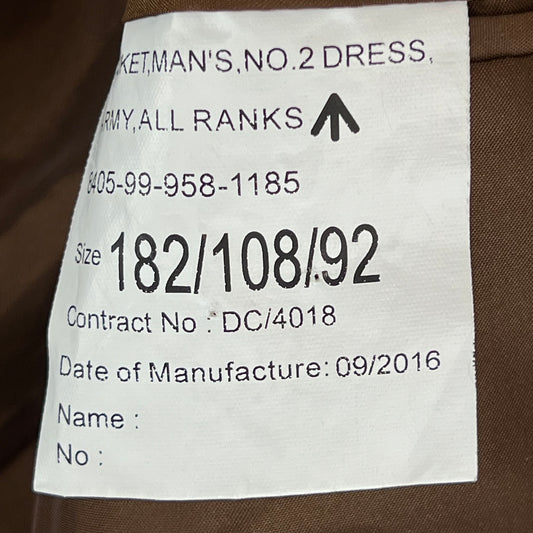 British Army No.2 FAD Dress Jacket - Medical Corps - Large