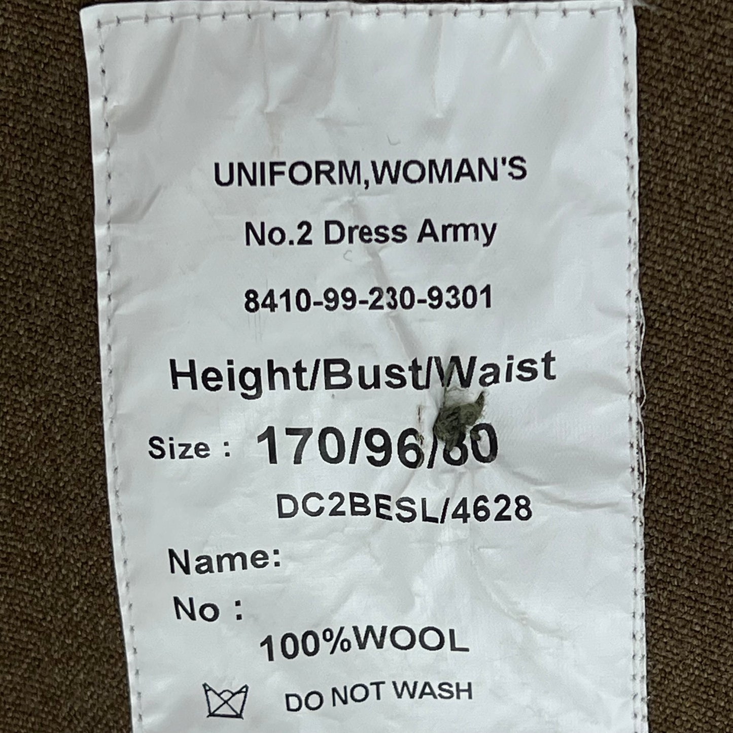British Army Women's No. 2 FAD Dress Jacket - Royal Signals - Medium 170/96
