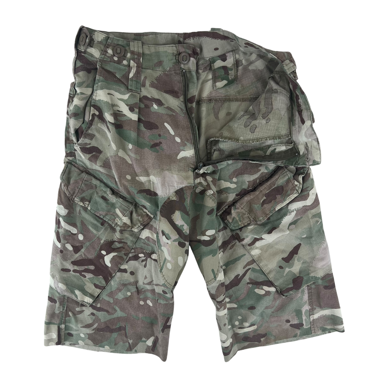British Army MTP Camouflage Field Tailored Combat Shorts - W28
