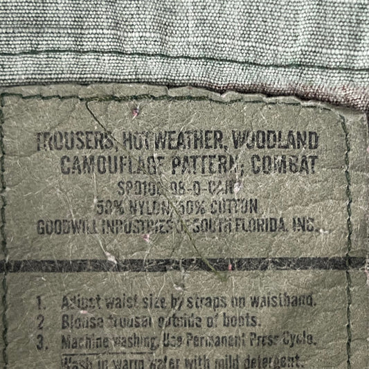 US Army M81 Woodland Camouflage Trousers - W38 L29