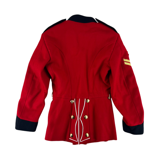 British Army Red Tunic Jacket - Queen's Division Minden Band - Small