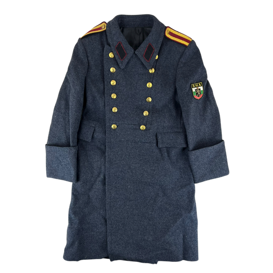 Bulgarian People's Army Officer's Grey Wool Greatcoat - Small
