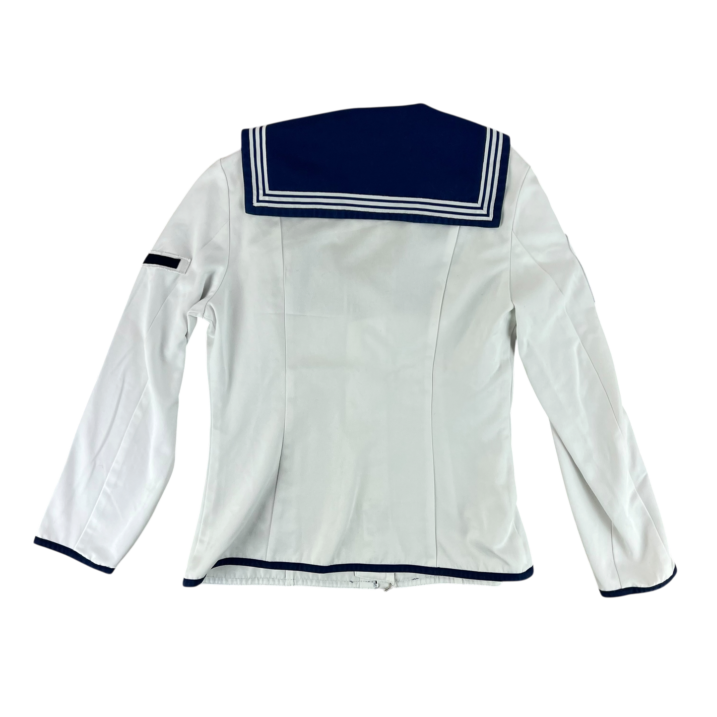 British Royal Navy Women's Class II White Jumper Sailor's Top - Medium 170/92