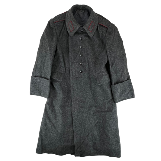 Bulgarian People's Army 60s Grey Wool Greatcoat - Medium