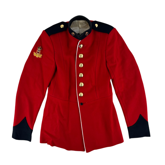 British Army Red Tunic Jacket - Queen's Division Minden Band - Small