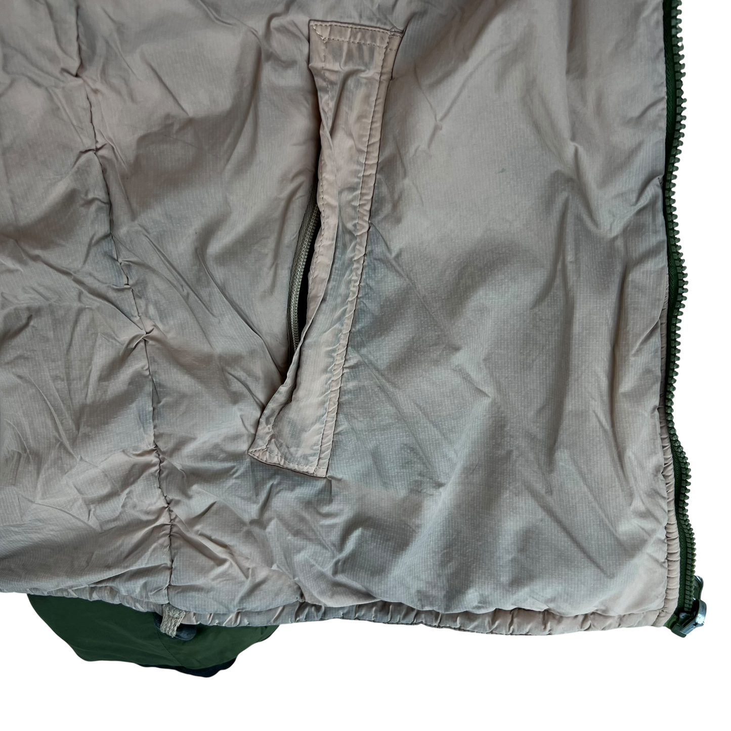British Army Reversible Thermal Olive Green / Tan Quilted Jacket - Small