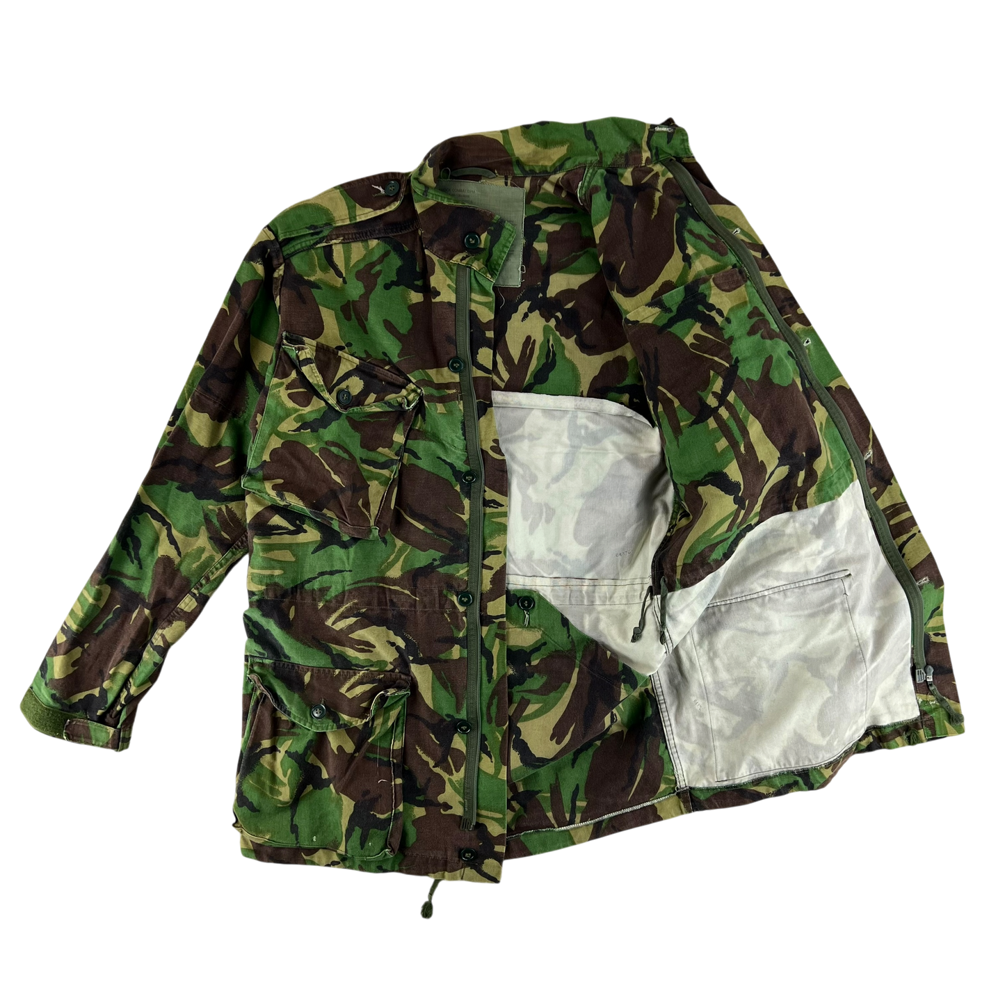British Army 85 Pattern Woodland DPM Camo Combat Smock - Large 190/112