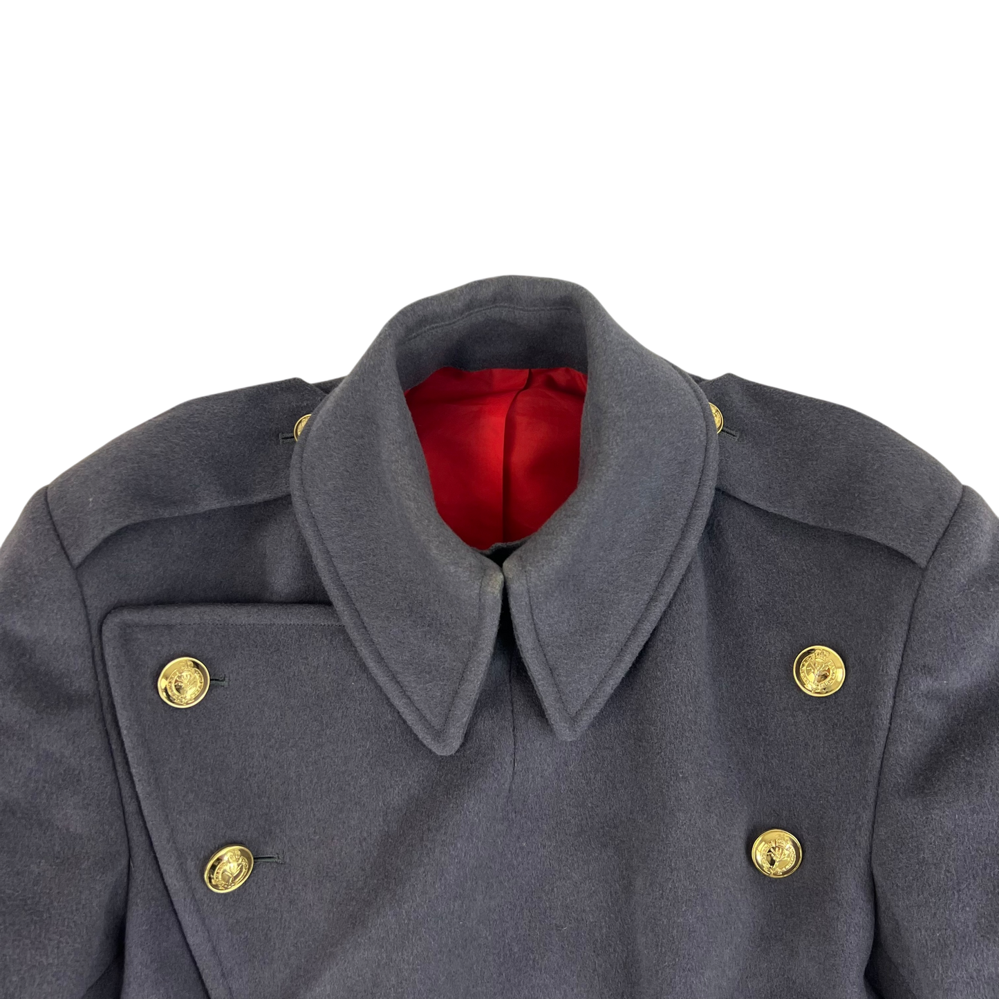 British Army Officer's Double Breasted Wool Greatcoat - Welsh Guards - Medium
