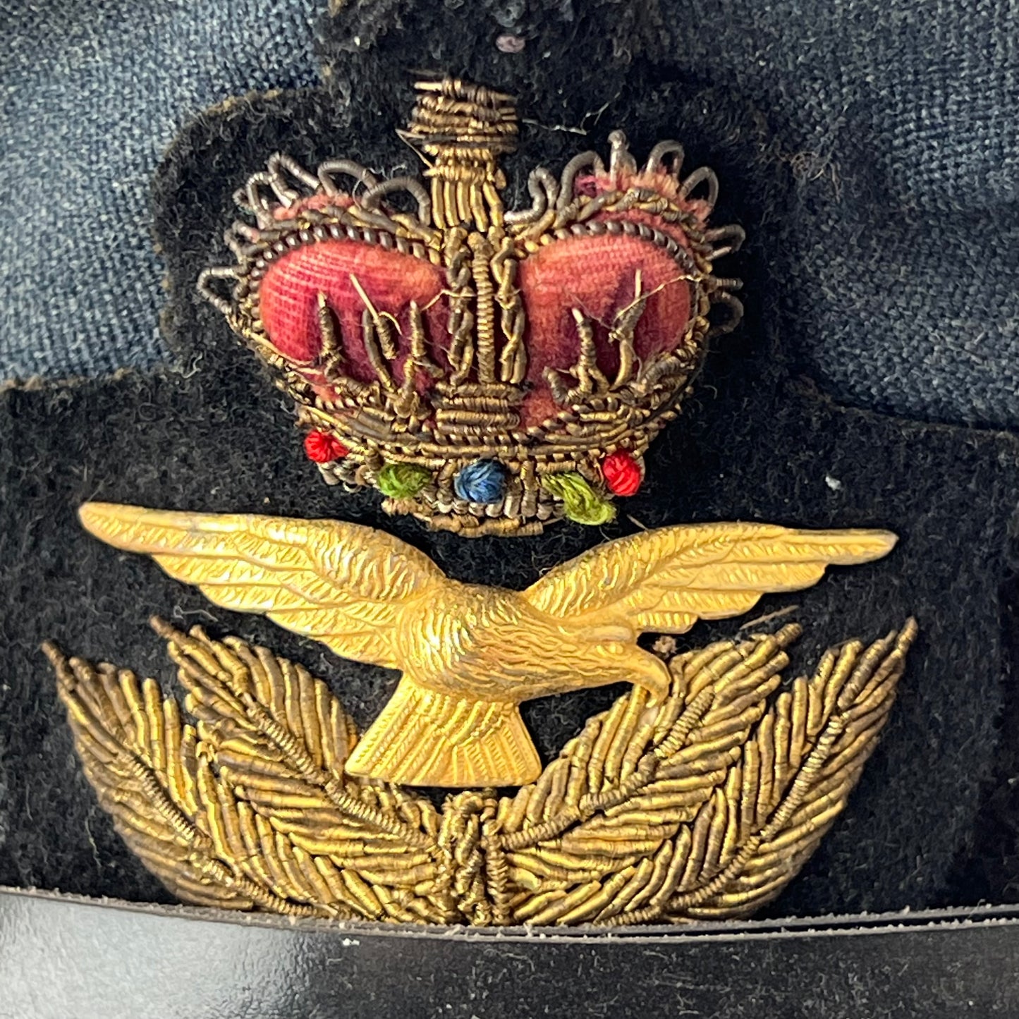 British RAF 60s No. 1 Warrant Officer's Dress Cap - Medium 57cm