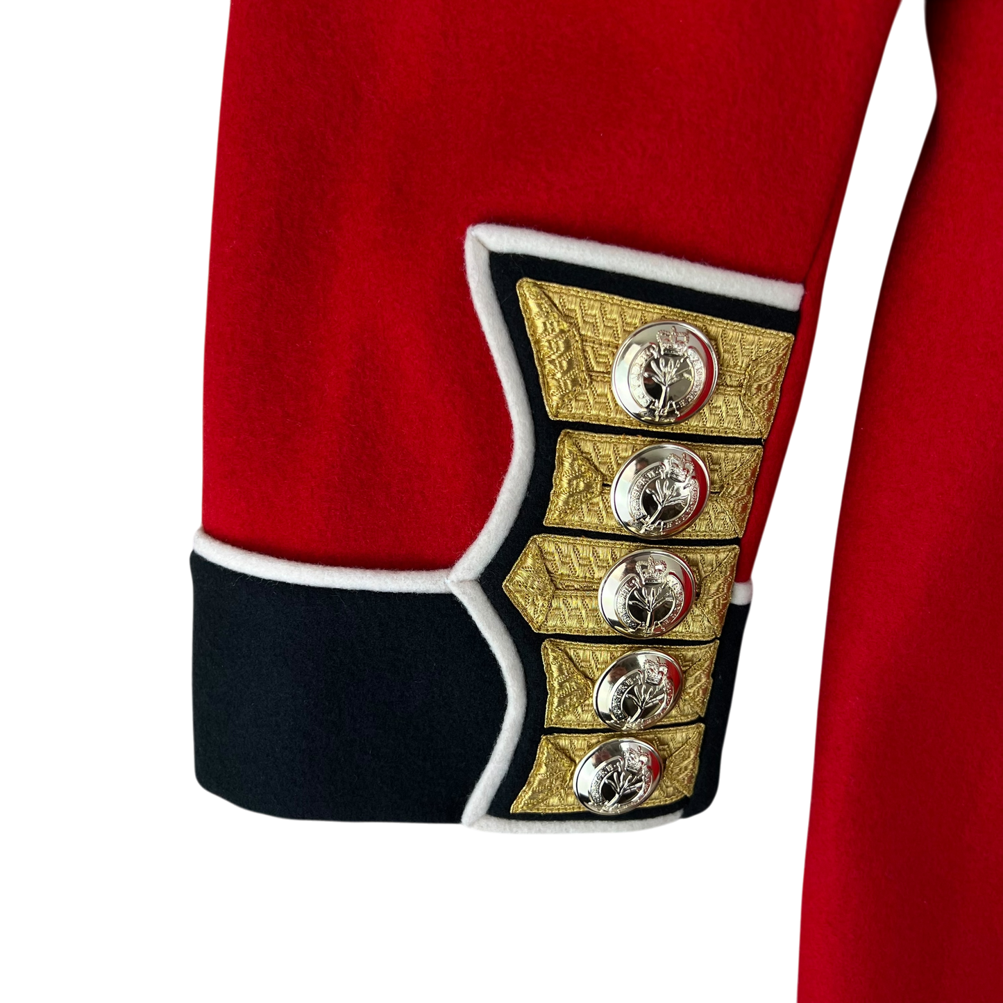 British Army RHQ SGTS Bandsman's Tunic Jacket w/ Wings - Welsh Guards - X Large