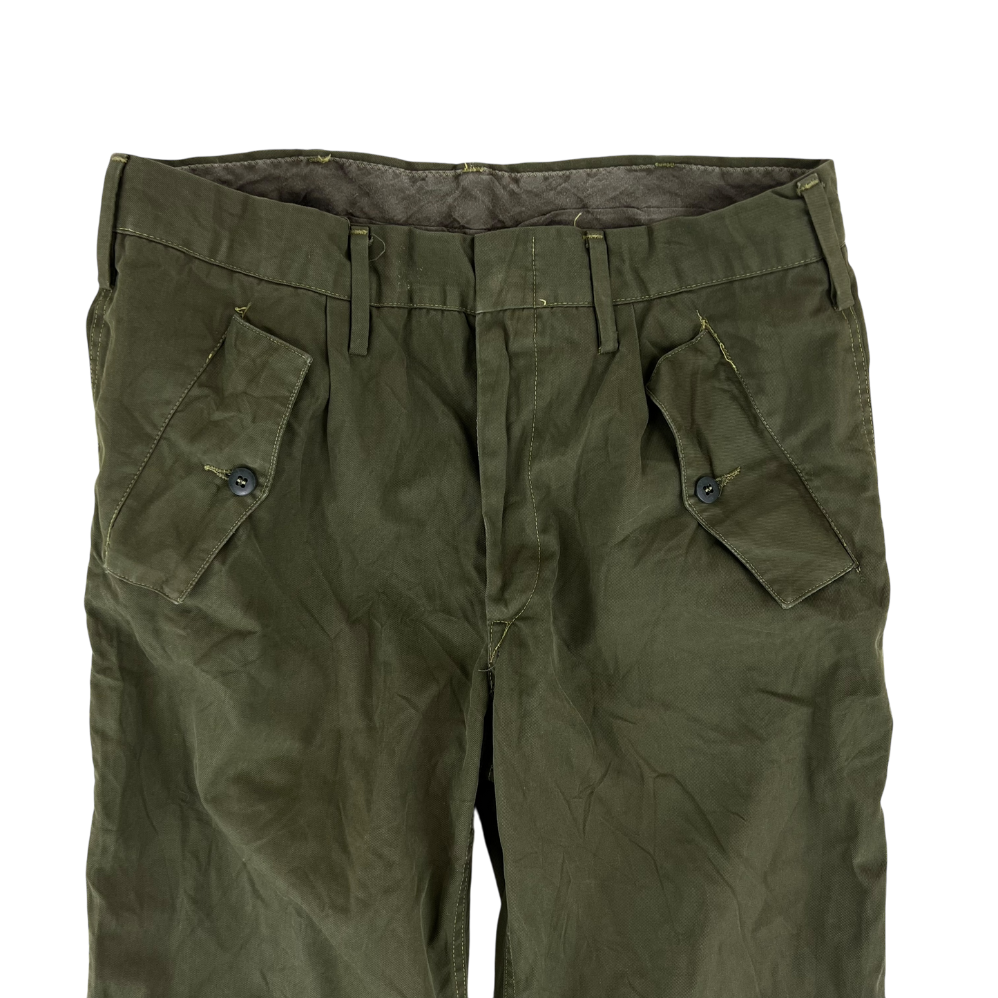 Italian Army Olive Drab Roma 75 Trousers - W30 L29.5