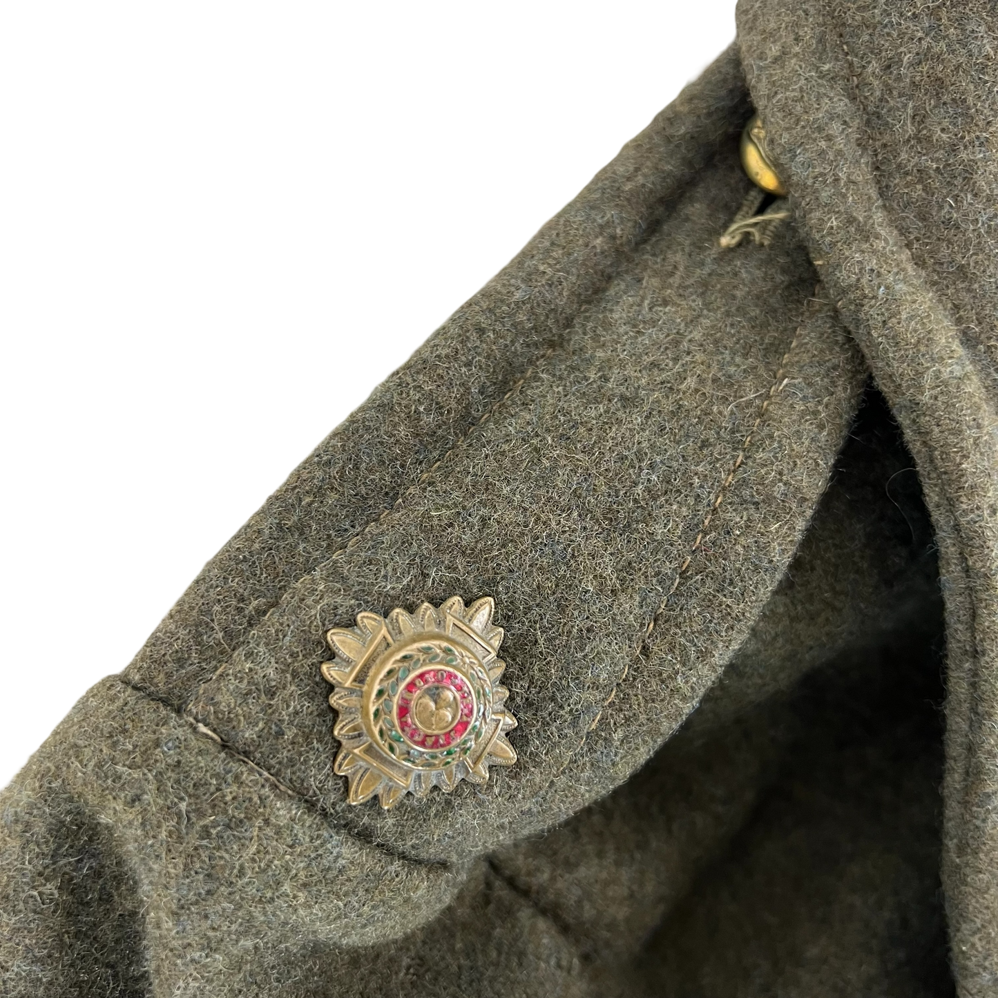 British Army WW2 1940 Pattern Wool Greatcoat - Royal Artillery - Large SIZE 9