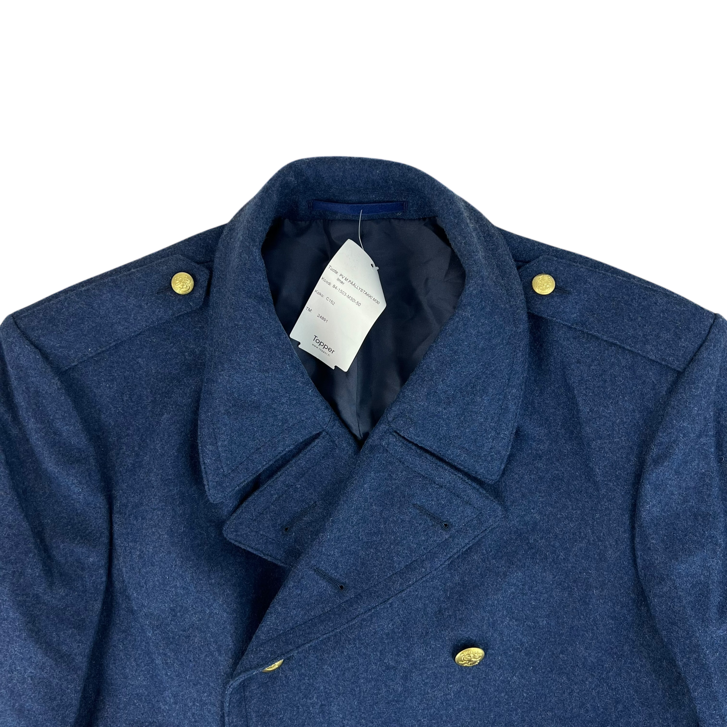 Finnish Air Force M83 Wool Blend Greatcoat - Large