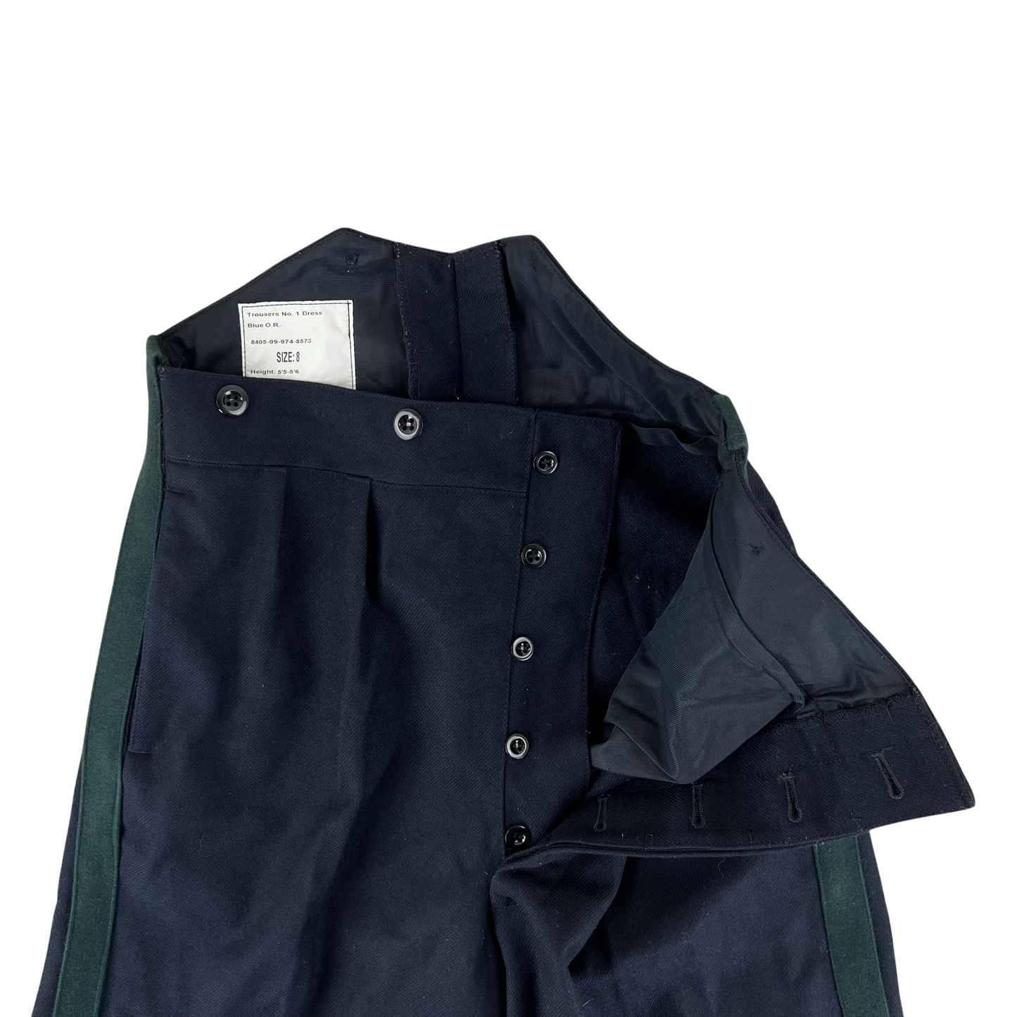 British Army No1 Blues Dress Trousers - Light Infantry / Rifles - W31 L26.5