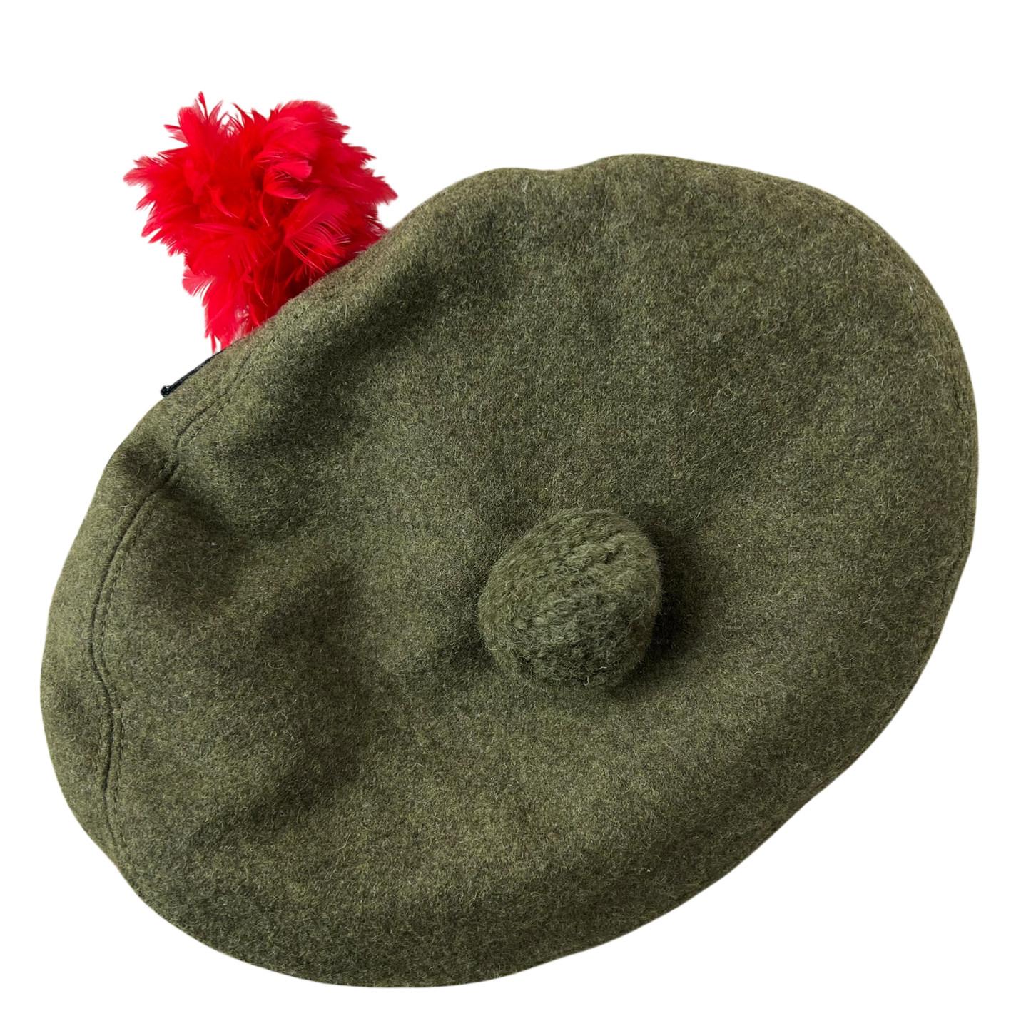 British Army Tam o Shanter w/ Badge & Plume - Royal Logistic Corps - Medium