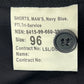 British Army / Tri-Services Navy Blue PTI Shorts - W37