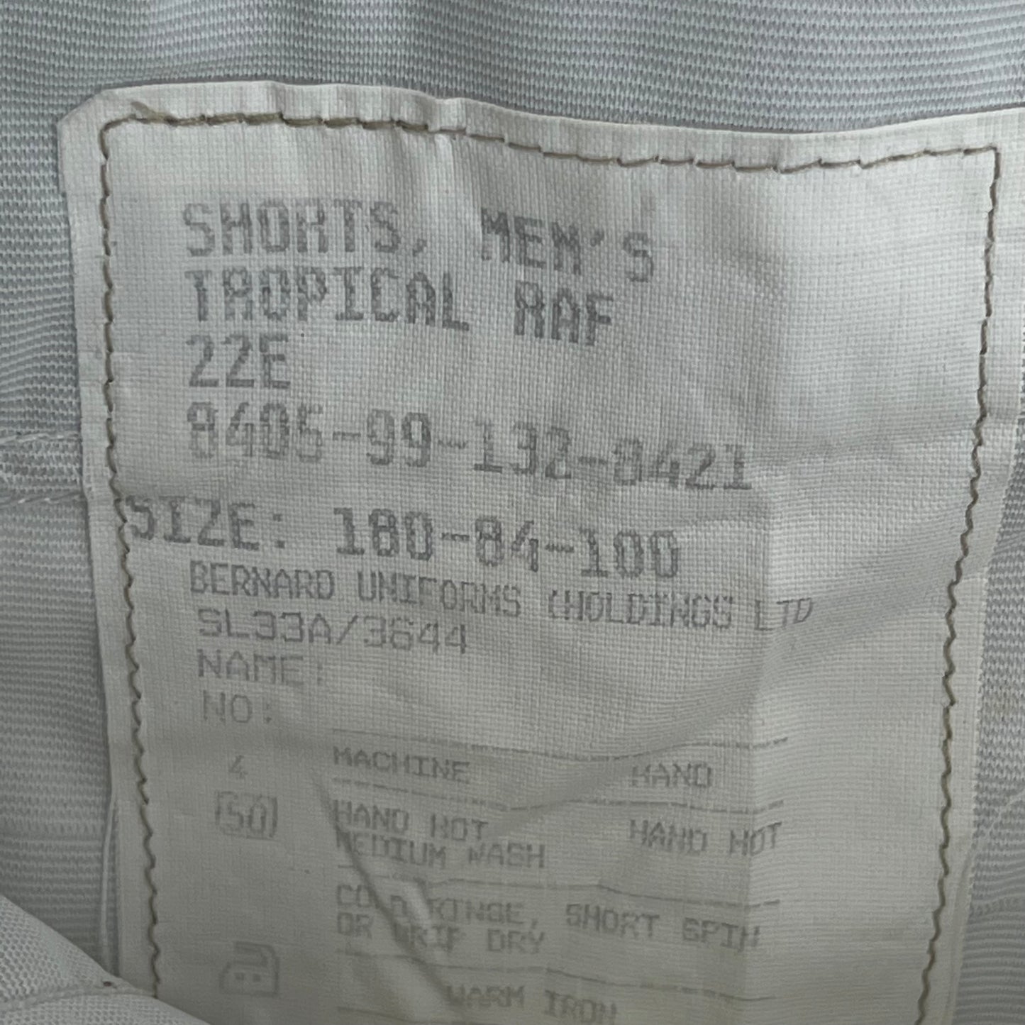 British RAF Tropical Stone Shorts - W33