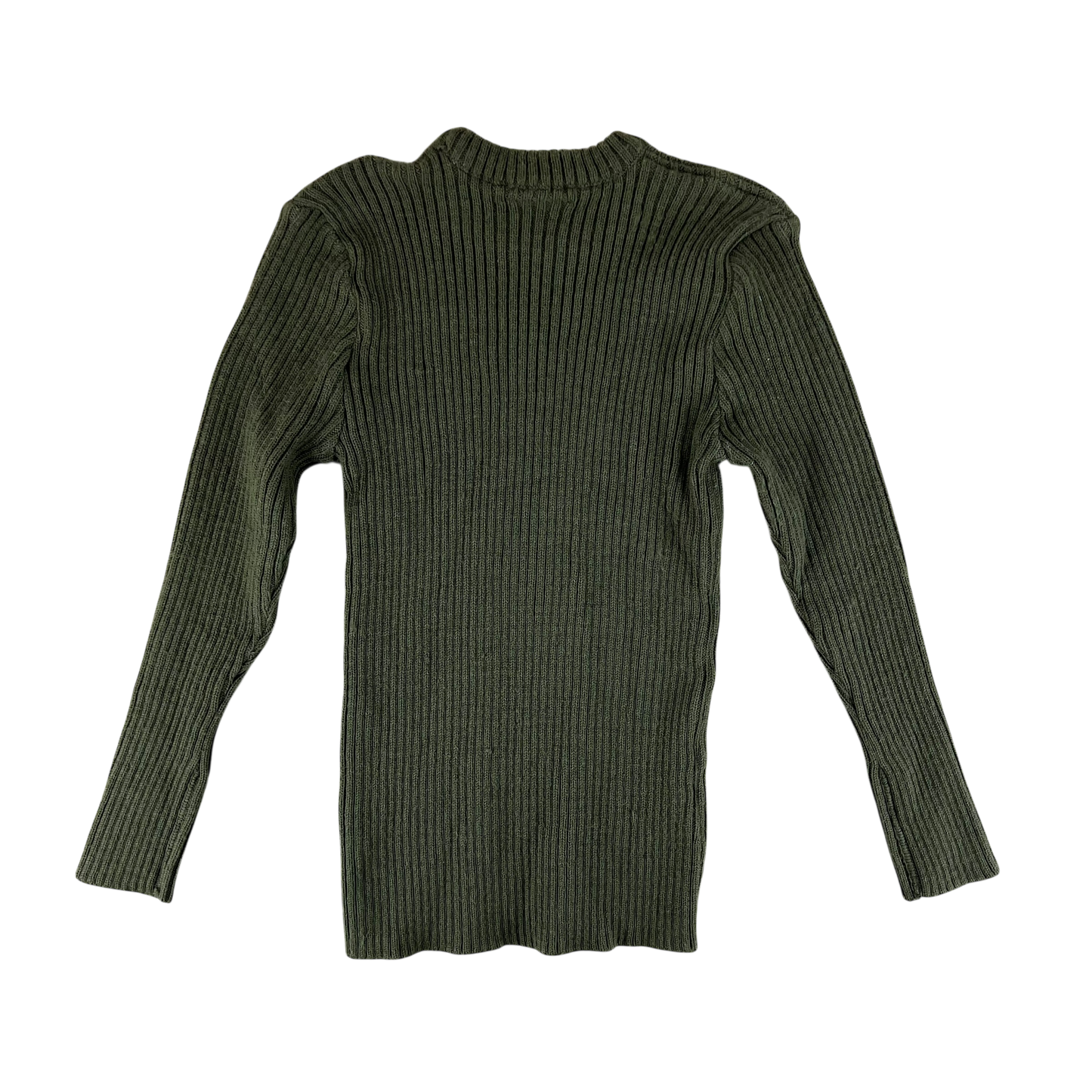 British Army Olive Green Pullover Jumper - Medium