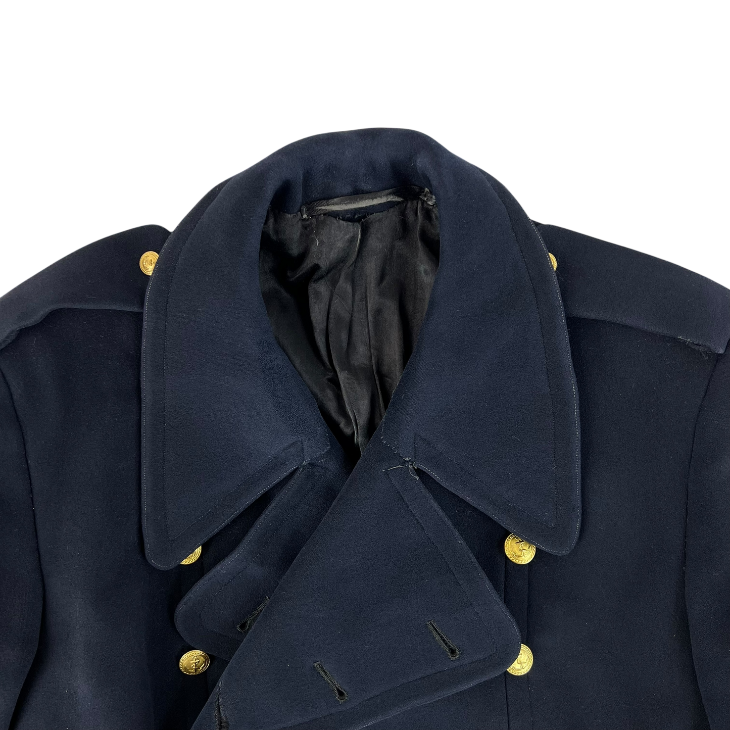 Finnish Navy Officer's M65 Wool Greatcoat - Medium