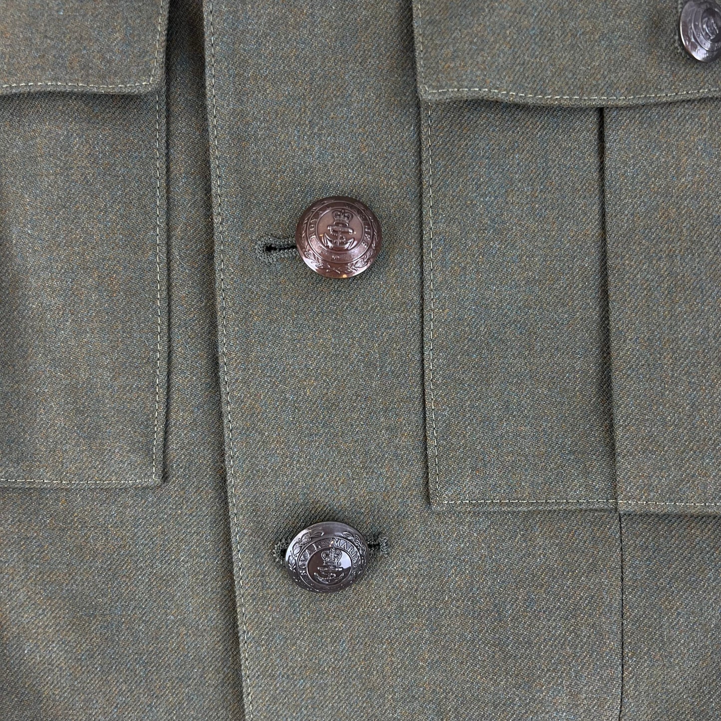 British Royal Marines Lovat No. 1B / 1C Dress Jacket w/ Belt - Medium