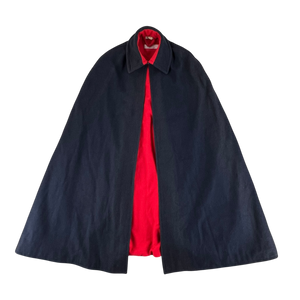 British Nurse's 40s 50s Cape Cloak - Small