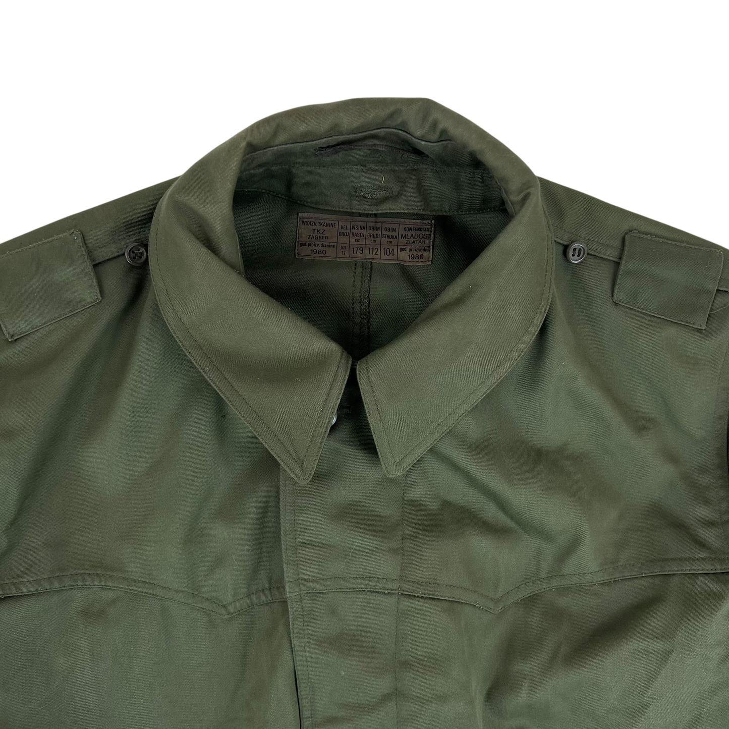 Yugoslav Army Genuine JNA M77 Olive Green Parka - Large