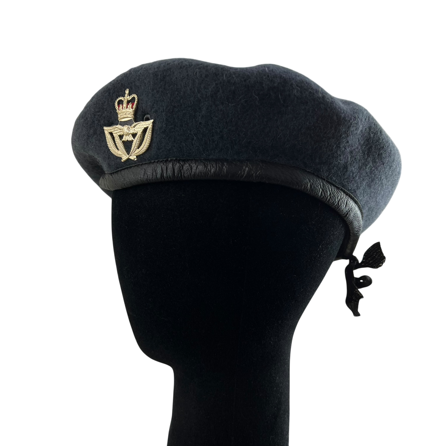 British RAF Beret w/ Officer's Badge - Medium 57cm