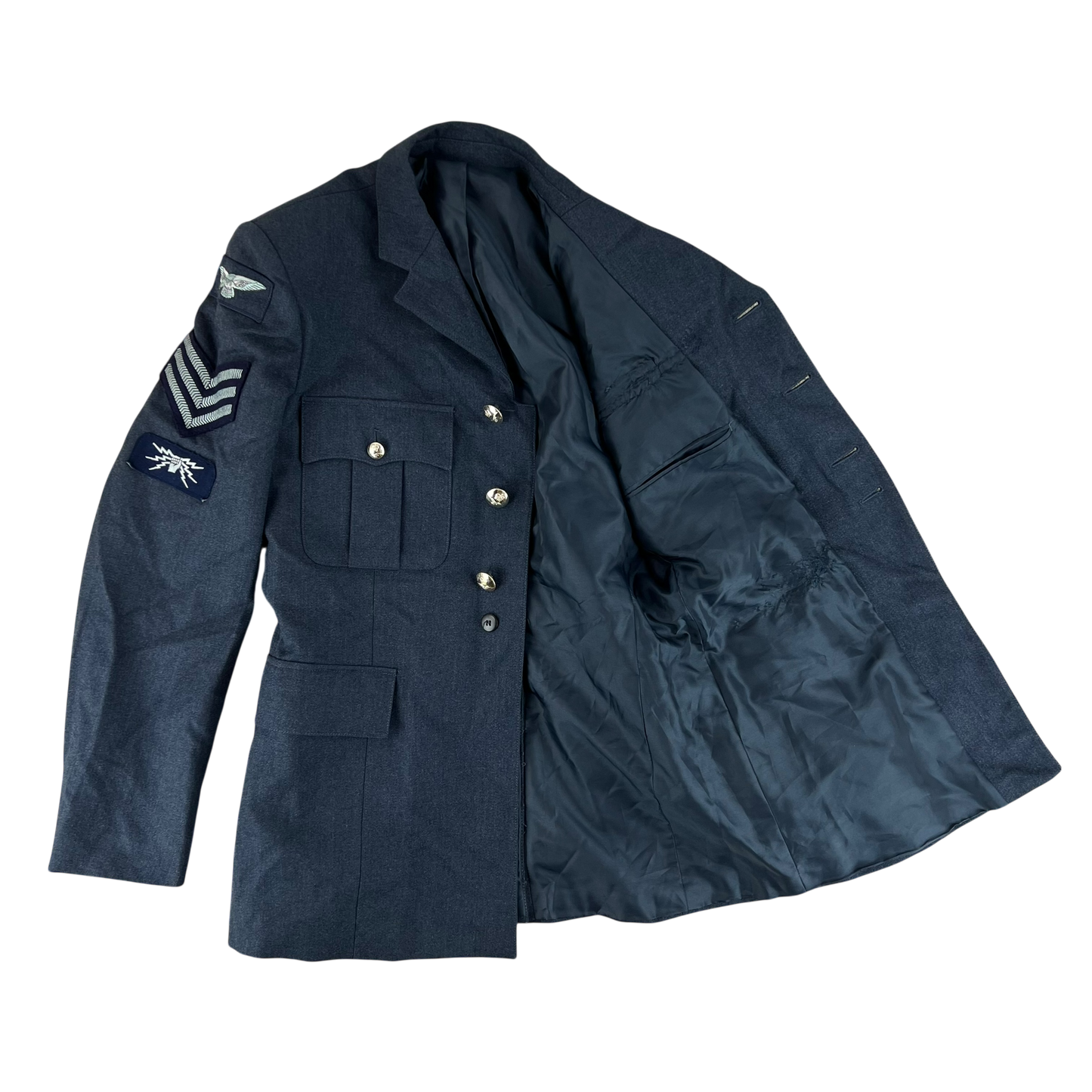 British Royal Air Force No. 1 Dress Jacket w/ Belt - Medium
