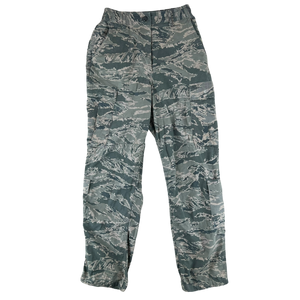 US Air Force Womens Digital Tiger Stripe Pixel Camouflage BDU Combat Trousers - W30 L33