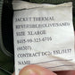 British Army Reversible Thermal Olive Green / Tan Quilted Jacket - X Large