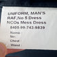 British RAF No. 5 NCO Mess Dress Jacket - Large